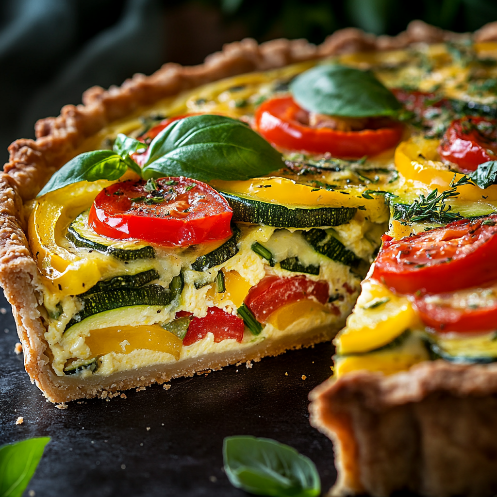 Easy and Delicious Spring Hash Brown Crust Quiche Recipe
