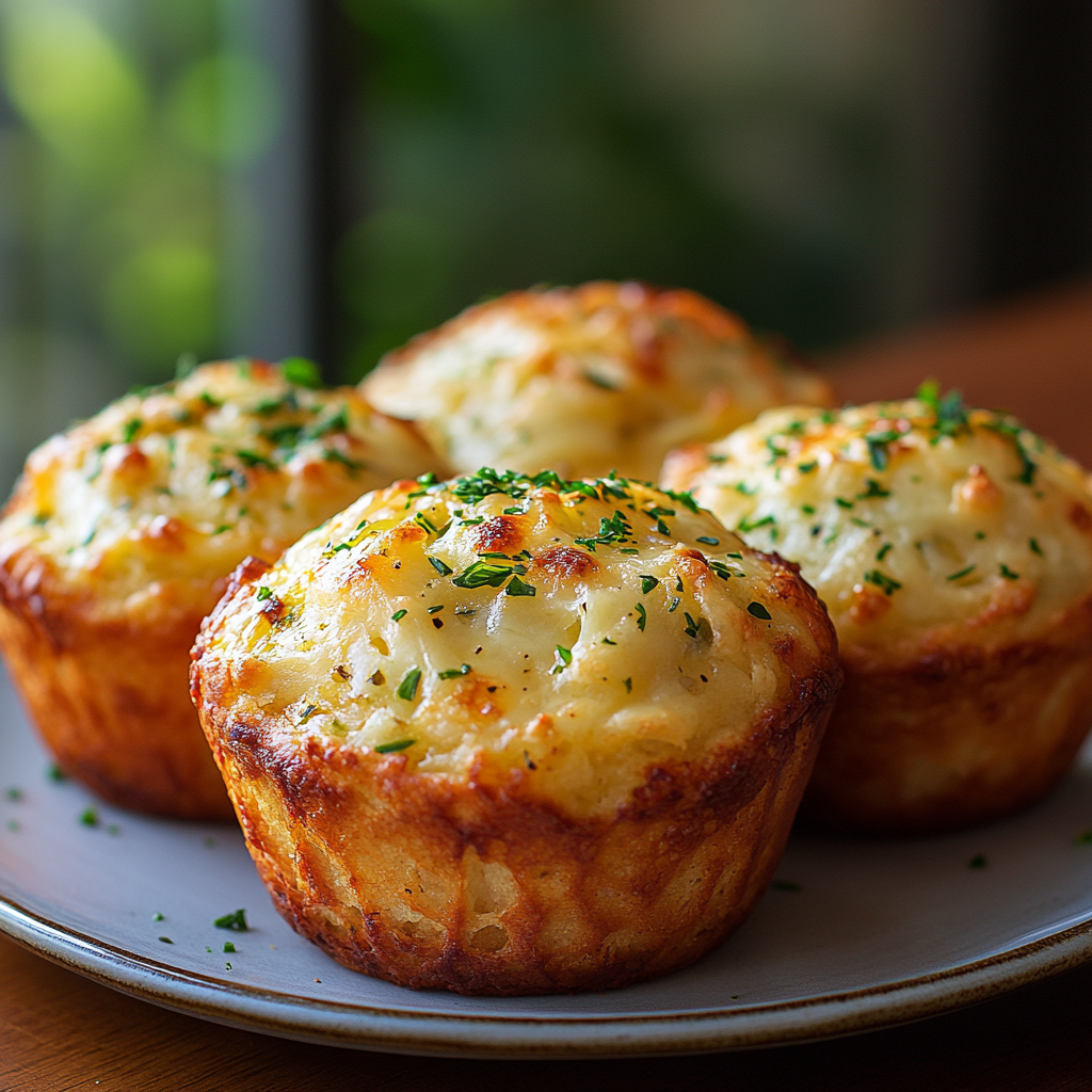Delicious Cheese and Herb Muffins