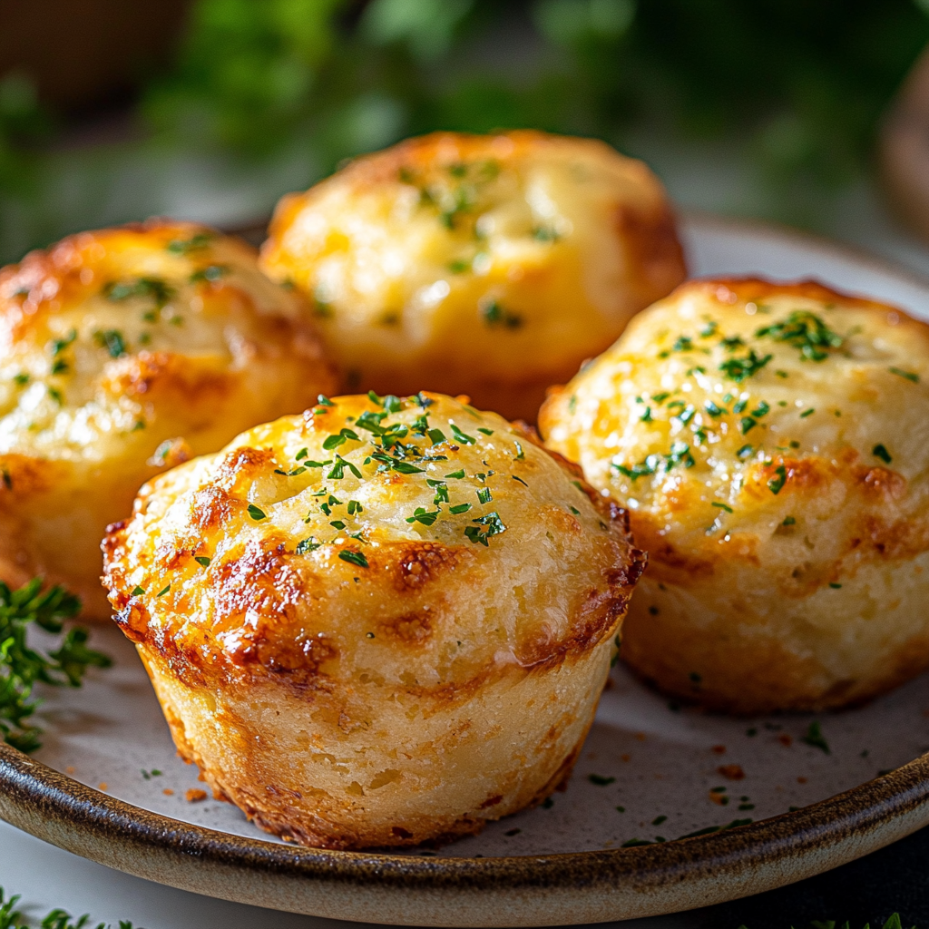 Delicious Cheese and Herb Muffins