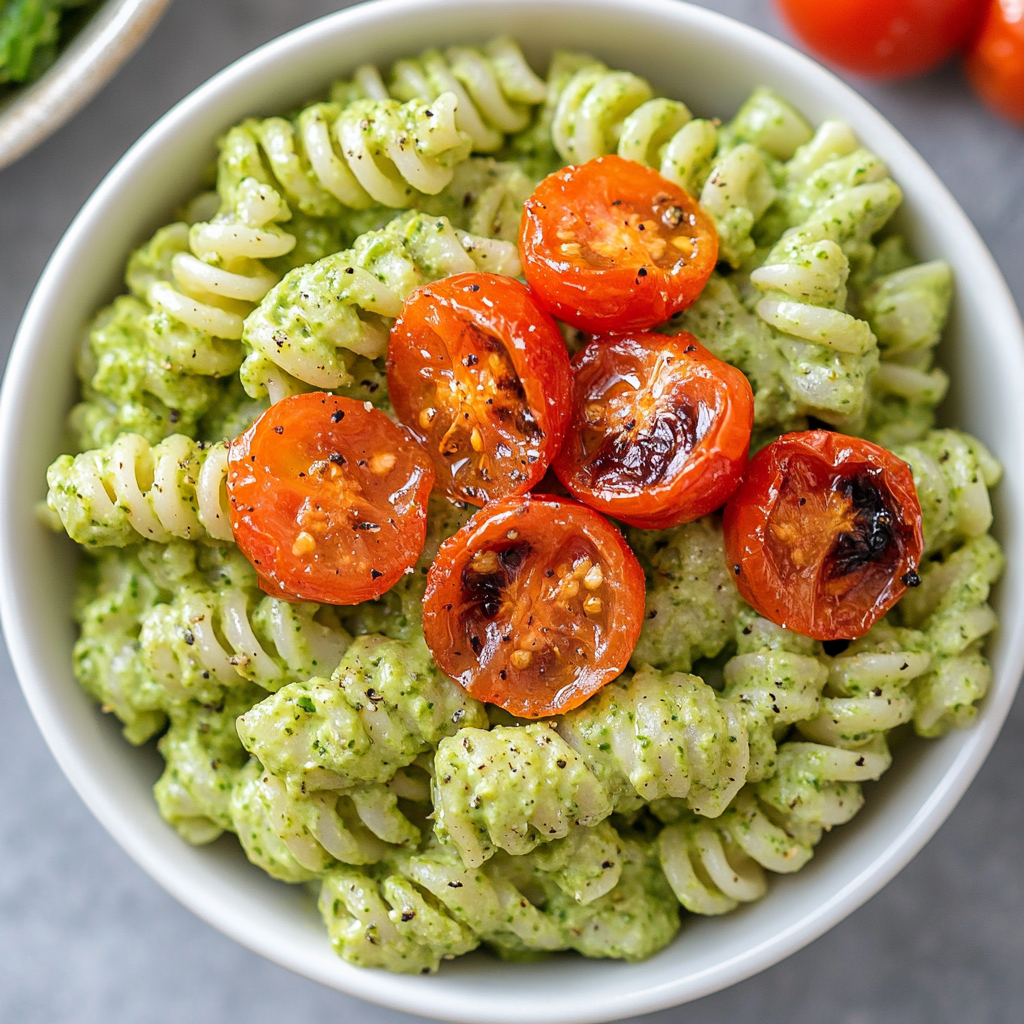 Creamy Green Goddess Pasta Recipe (Vegan)