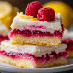 Epic Raspberry Lemon Cheesecake Bars