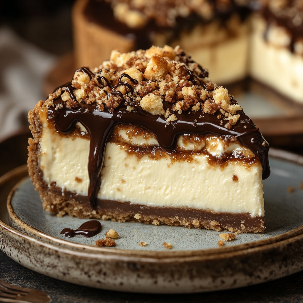 Best Apple Pie Stuffed Cheesecake – Easy Recipe