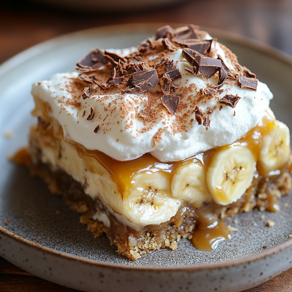 Easy Banoffee Pie Recipe with Caramel and Cream