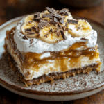 Easy Banoffee Pie Recipe with Caramel and Cream