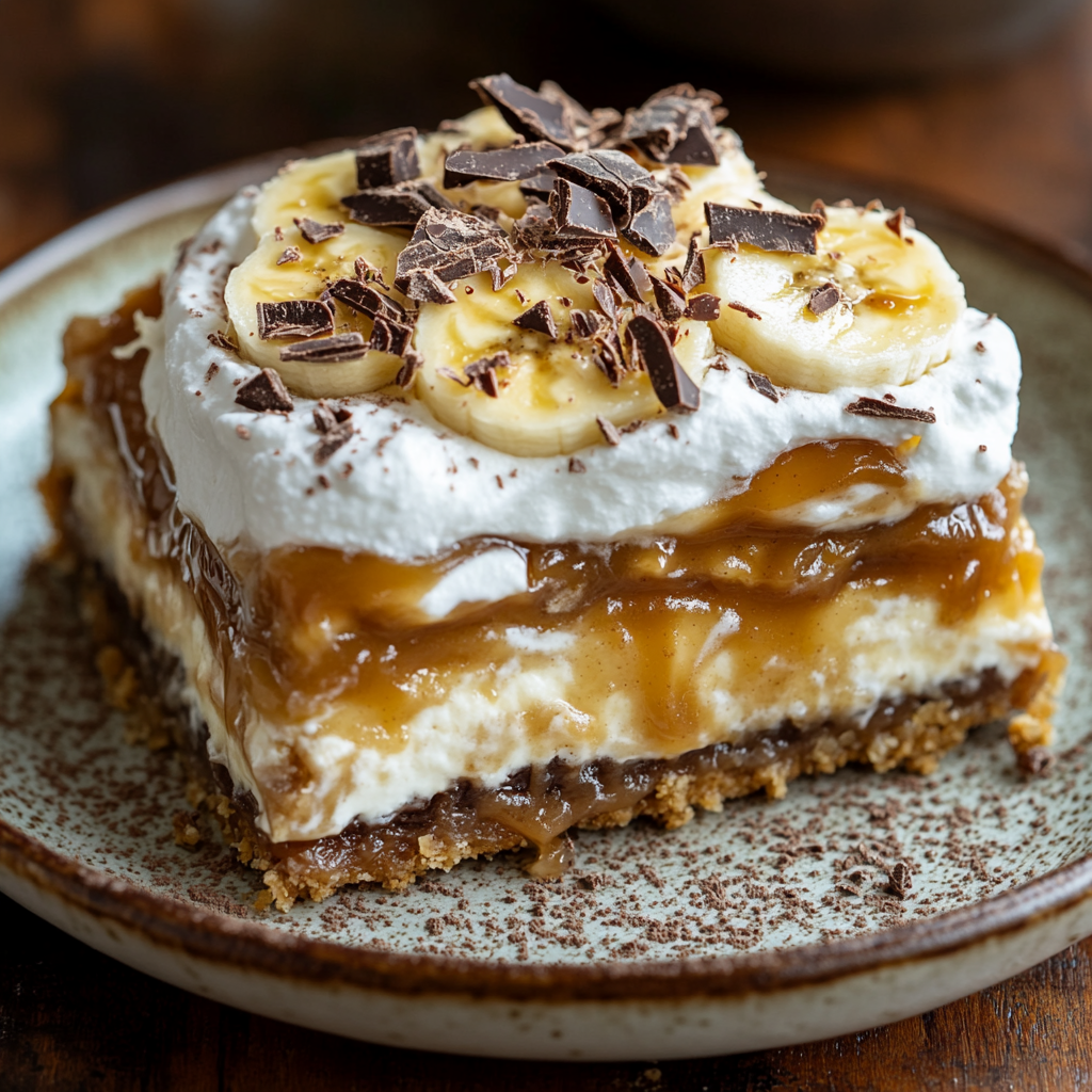 Easy Banoffee Pie Recipe with Caramel and Cream