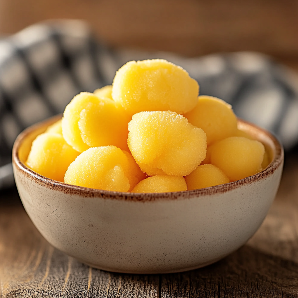 3-Ingredient Vegan Mango Sorbet Recipe