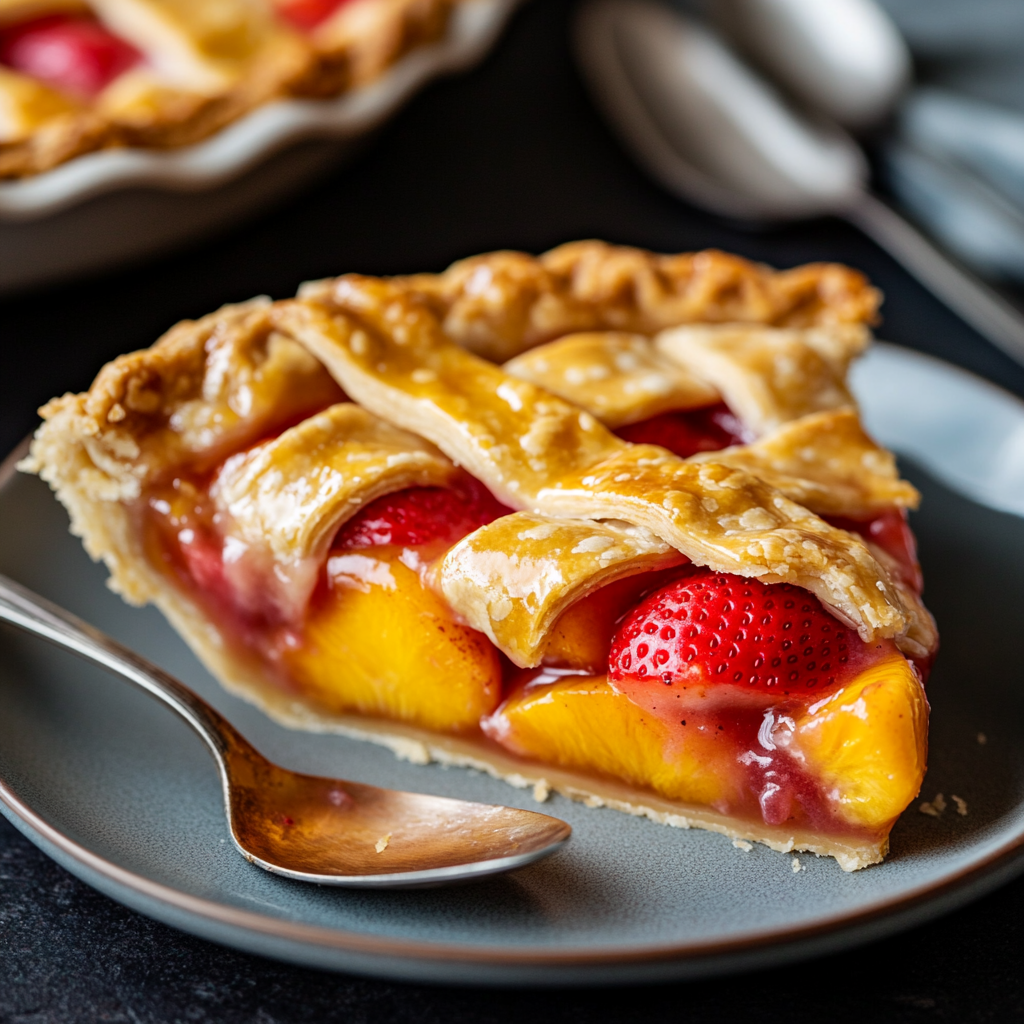 Homemade Strawberry Rhubarb Pie