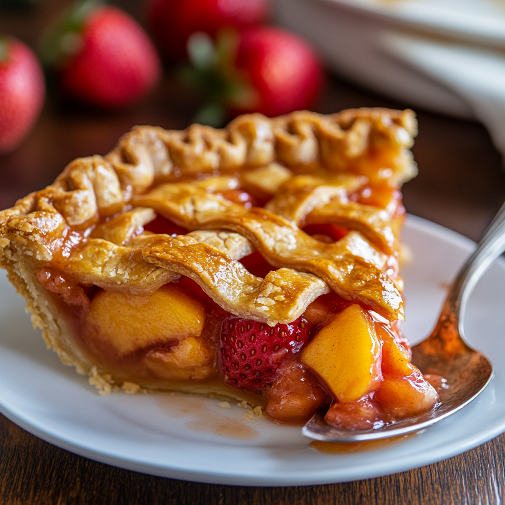 Homemade Strawberry Rhubarb Pie