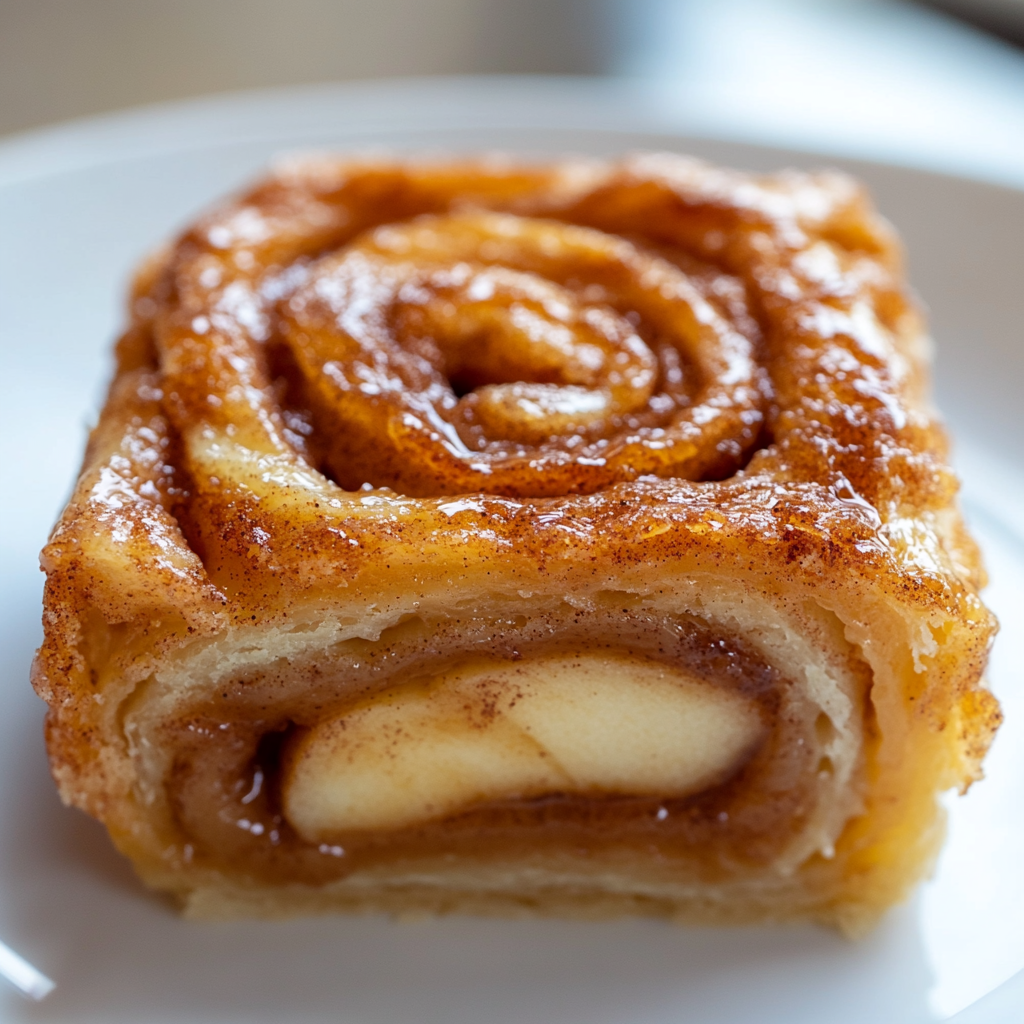 Cinnamon Roll Apple Pie