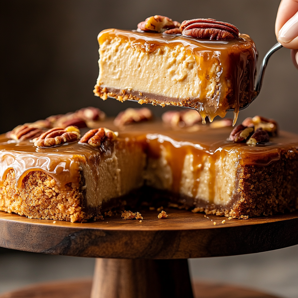 The Best Pecan Pie Cheesecake