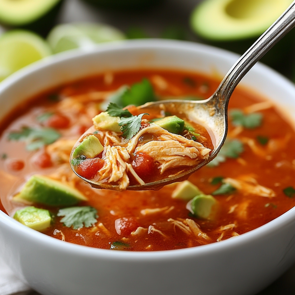 Low Carb Chicken Fajita Soup