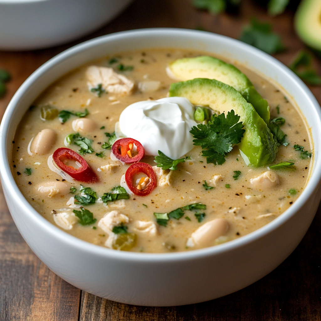 Instant Pot Low Carb White Chicken Chili