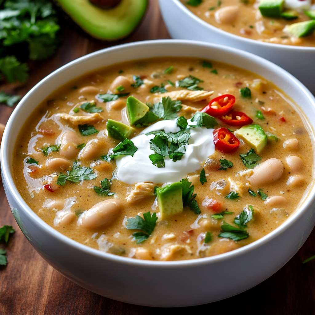 Instant Pot Low Carb White Chicken Chili