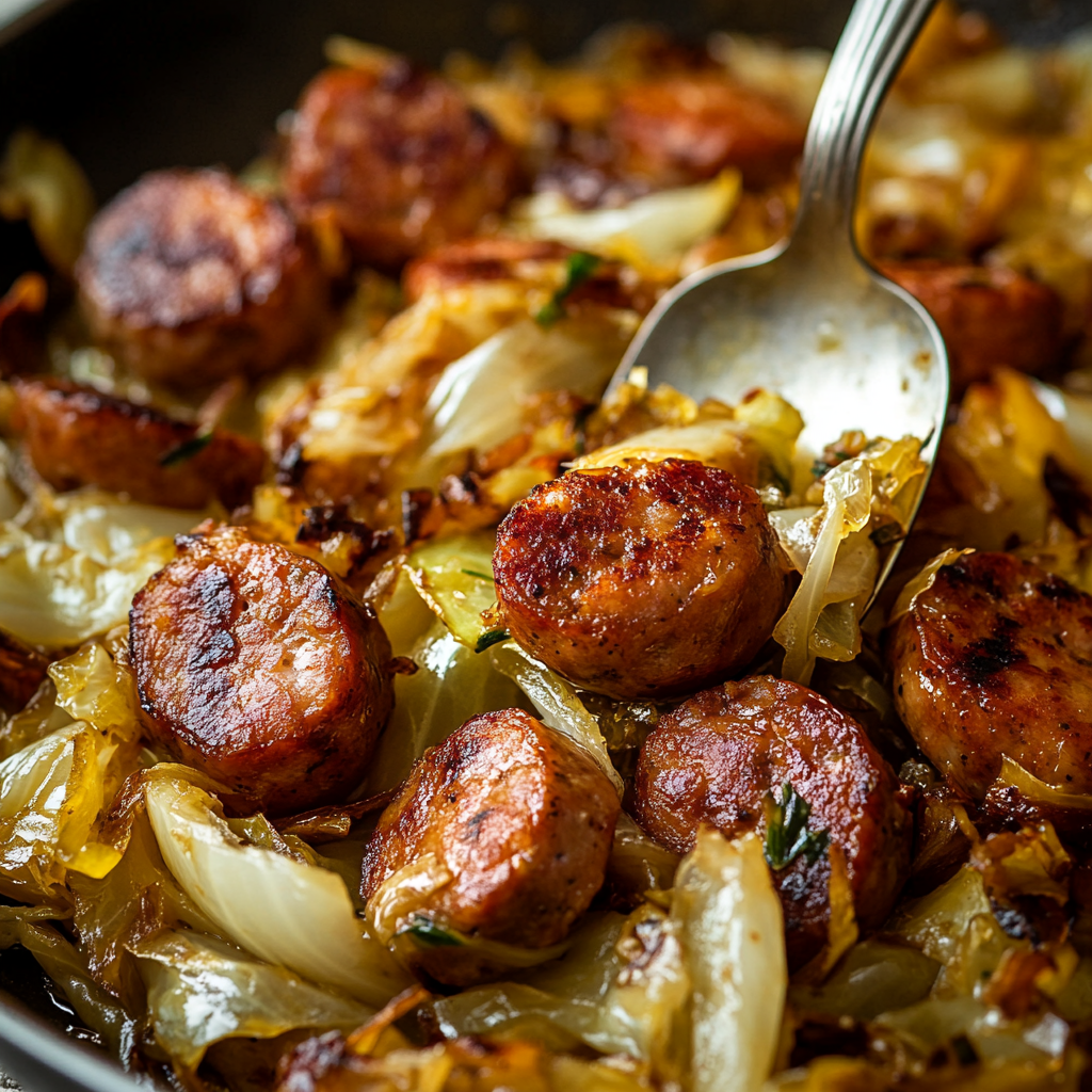 Sausage and Cabbage Skillet
