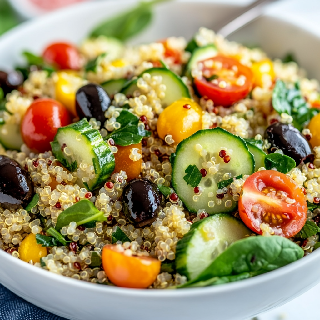 Quinoa Spinach Avocado Power Salad