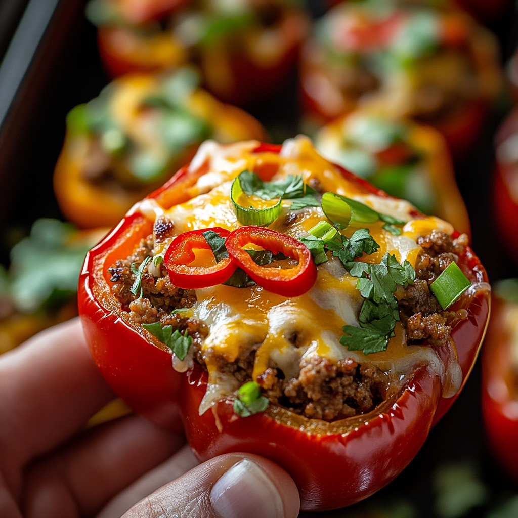 Mini Pepper Nachos