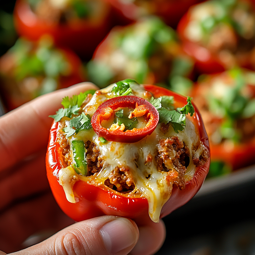 Mini Pepper Nachos