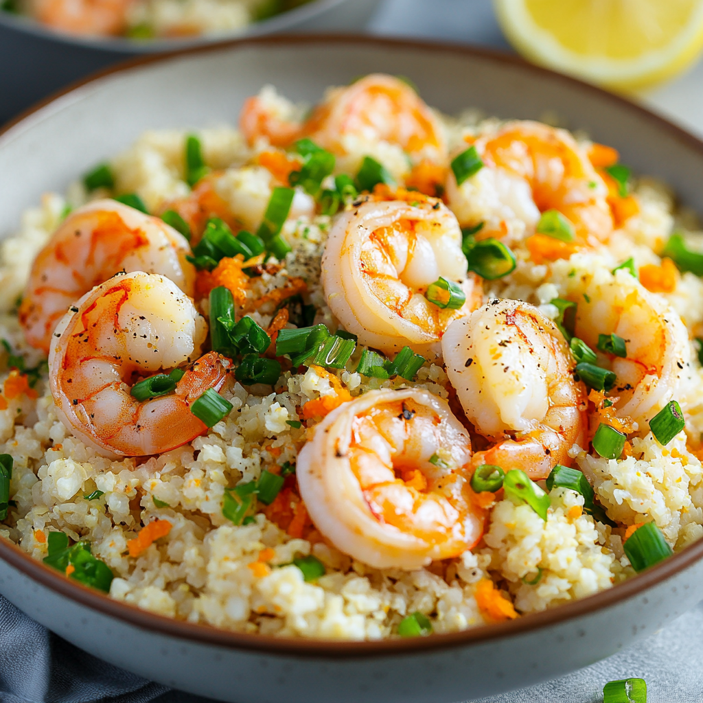 Shrimp Cauliflower Fried Rice