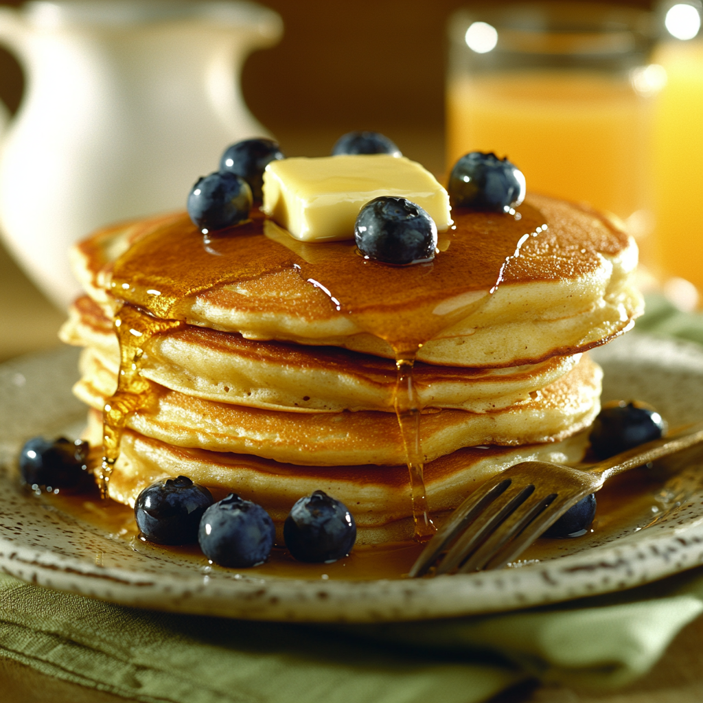 Fluffy Protein Pancakes without Protein Powder