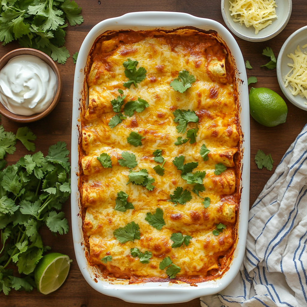 Easy Chicken Enchilada Recipe