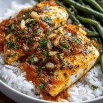 Garlicky Moroccan Fish