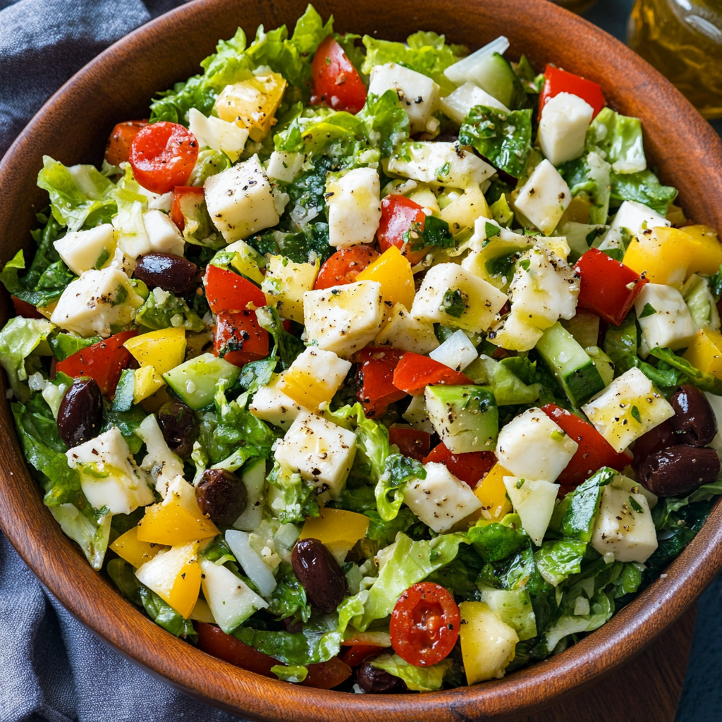 Tomato Cucumber Mozzarella Salad