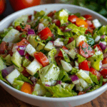 Tomato Cucumber Mozzarella Salad