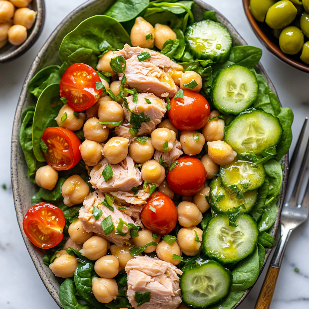 Chickpea Tuna Salad