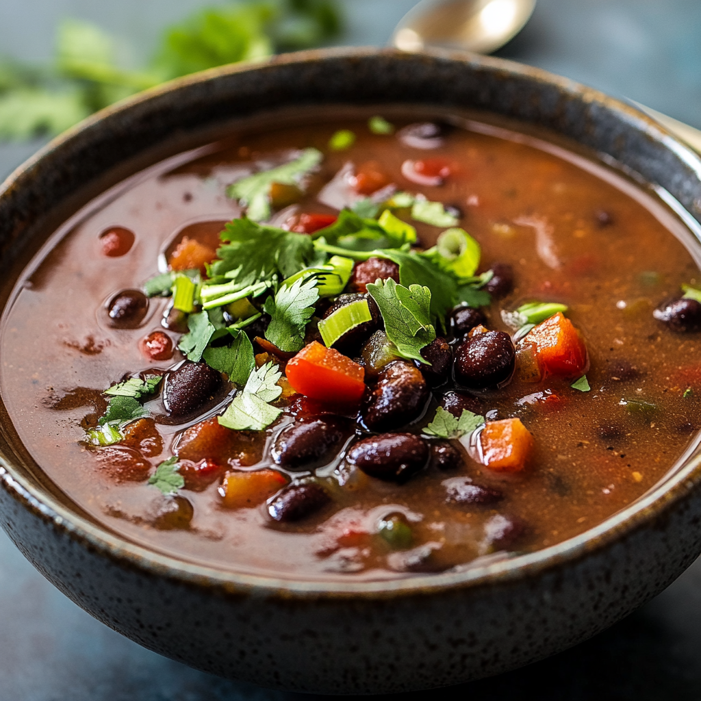 Spicy Black Bean Soup
