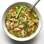 Lemony Chicken and Orzo Soup