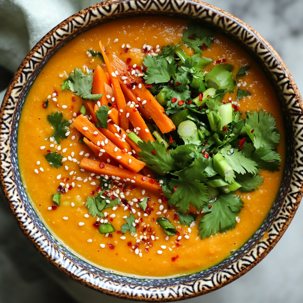 Spiced Coconut Carrot Soup