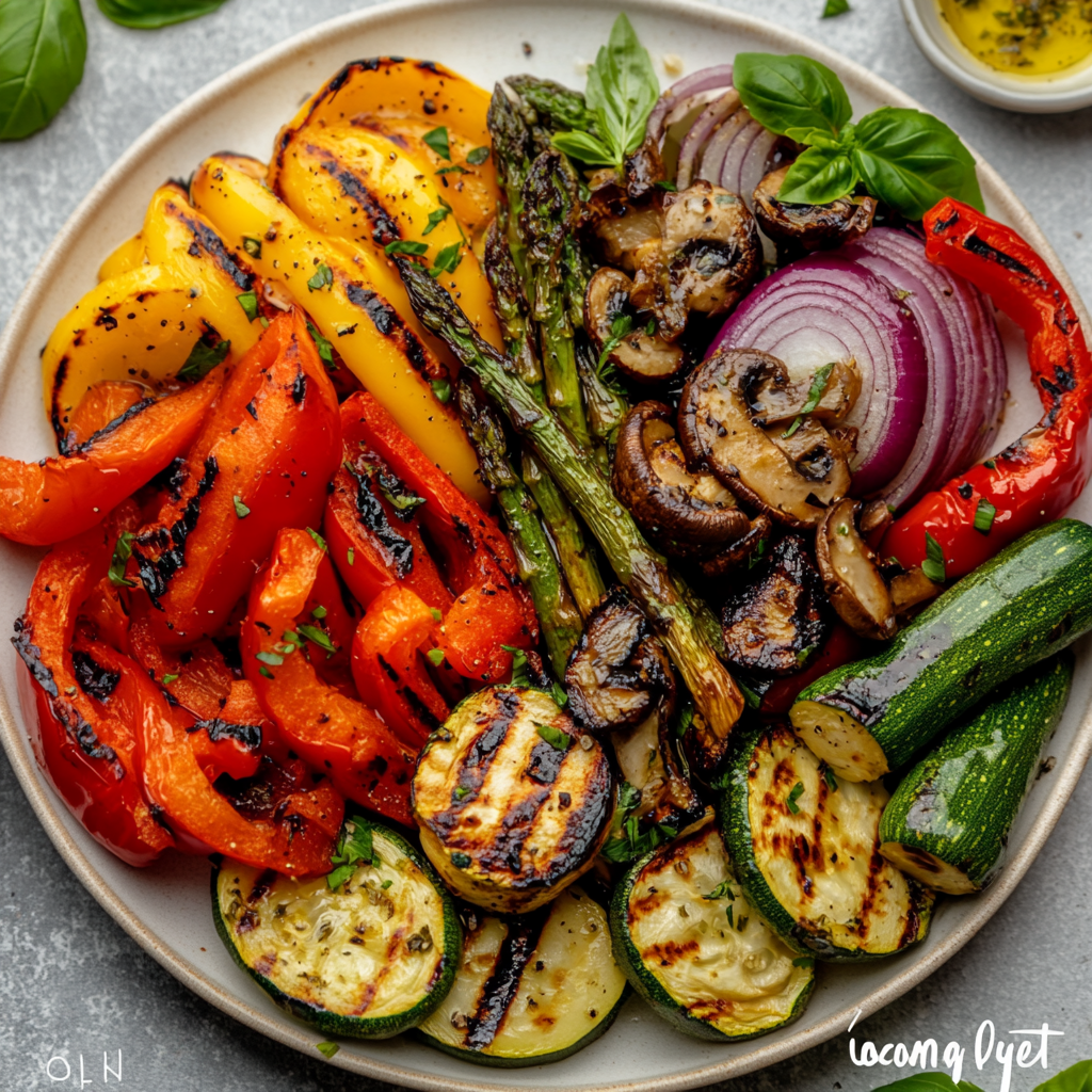 Zesty Balsamic Marinated Grilled Vegetables