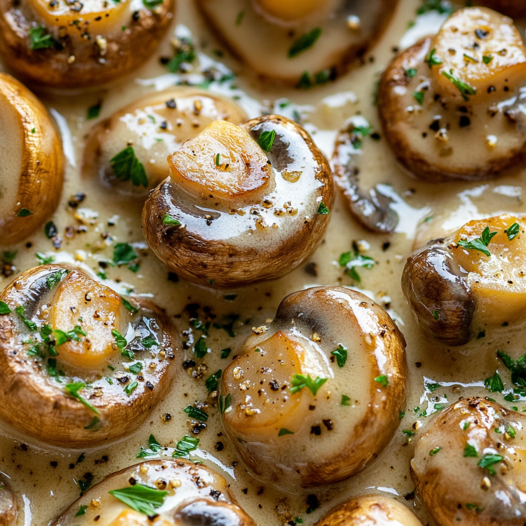 Garlic Parmesan Mushrooms