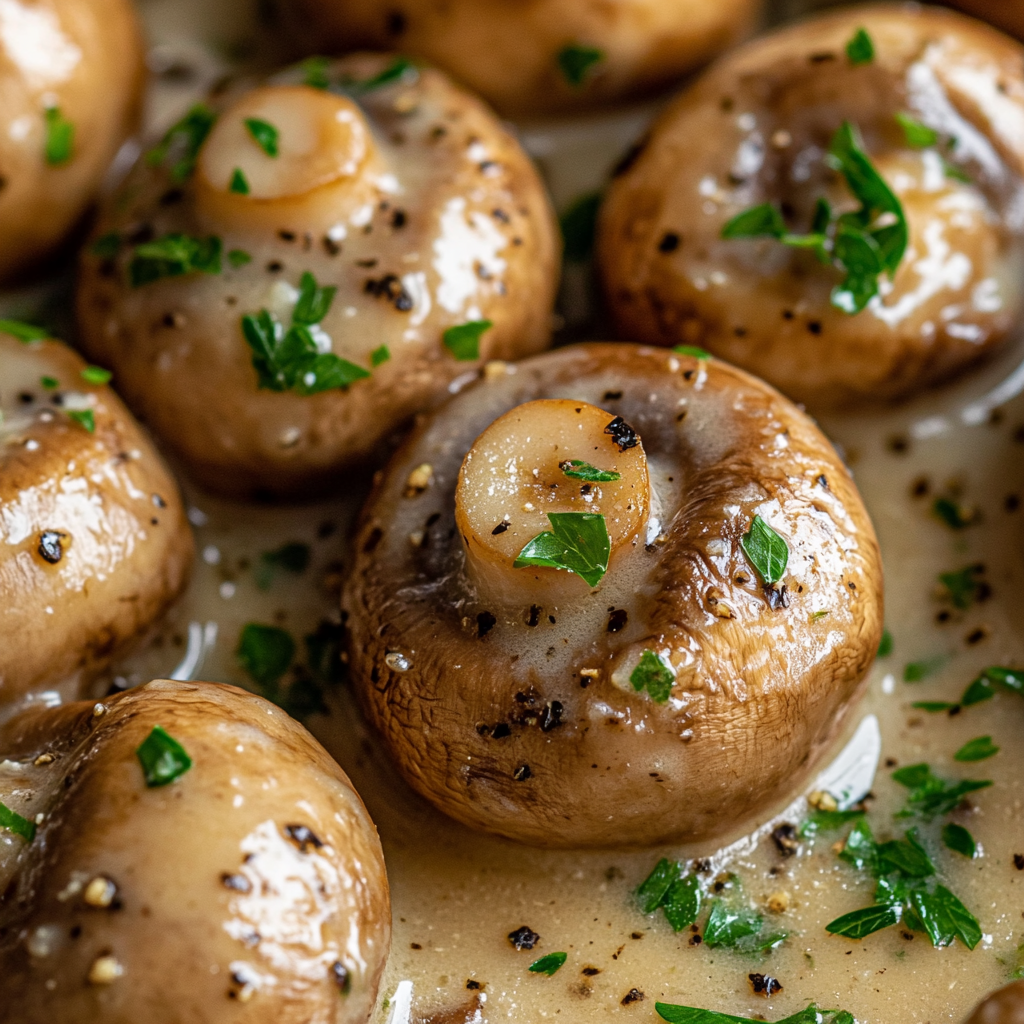 Garlic Parmesan Mushrooms