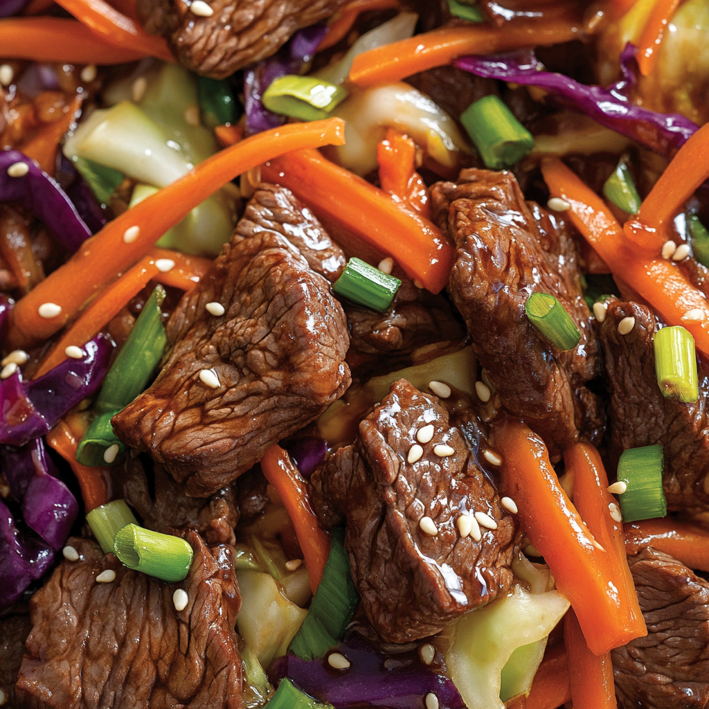 Beef and Cabbage Stir Fry