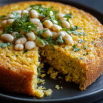 Little Cornbread and Pinto Beans For Lunch