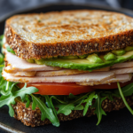 Honey Mustard Turkey Avocado Sandwich