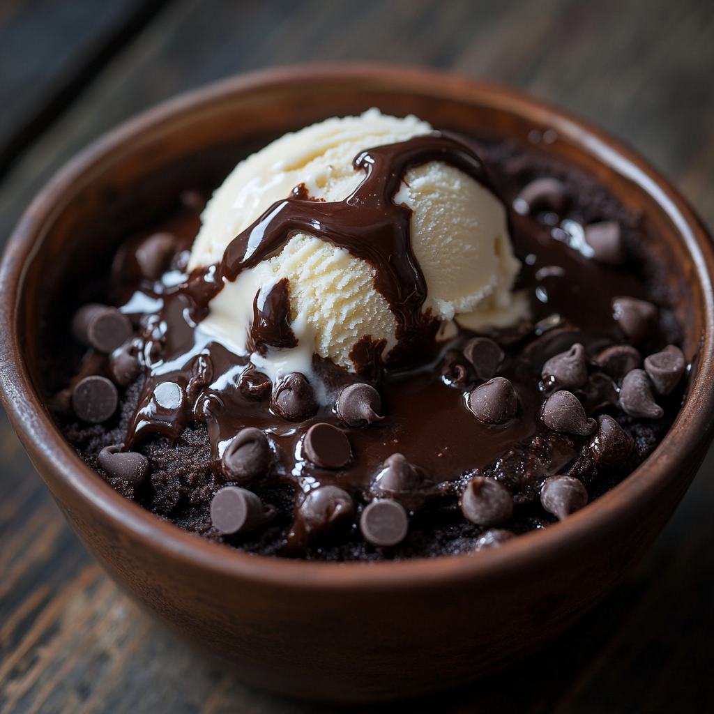 One-Minute Microwave Brownie