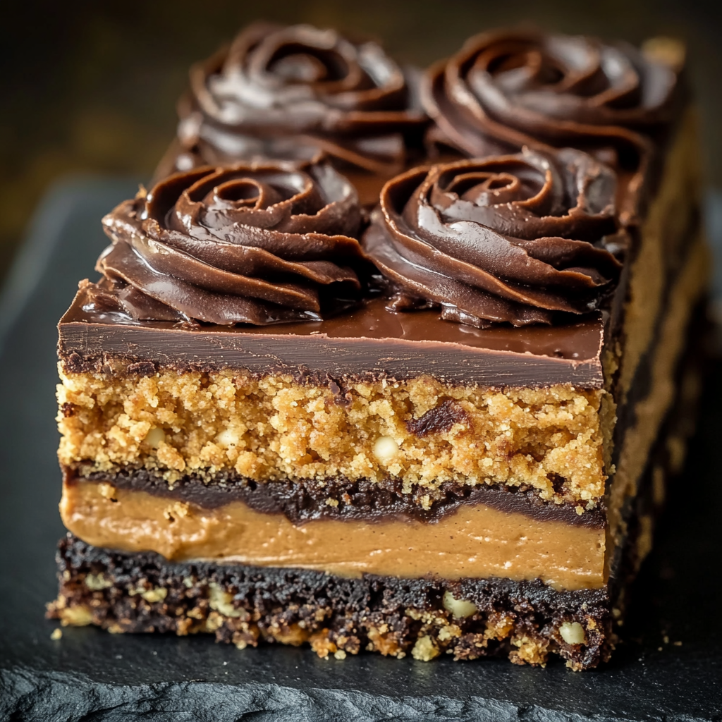 Chocolate Peanut Butter Dream Bars