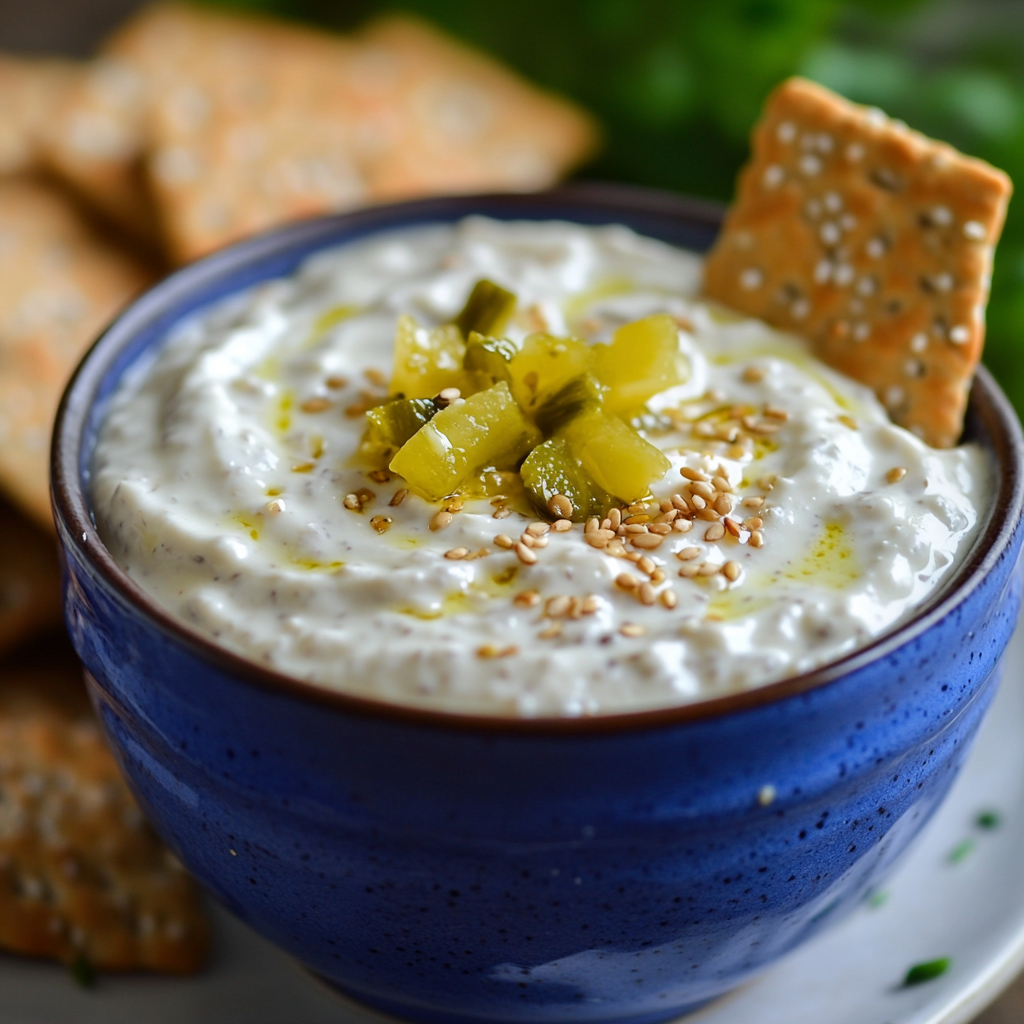 Vegan Dill Pickle Dip