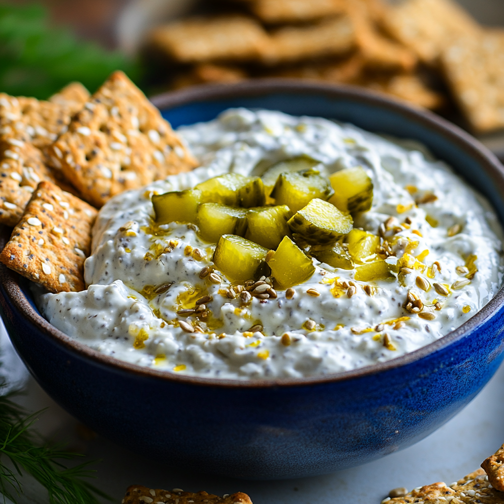 Vegan Dill Pickle Dip