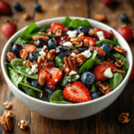 15-Minute Strawberry Spinach Salad
