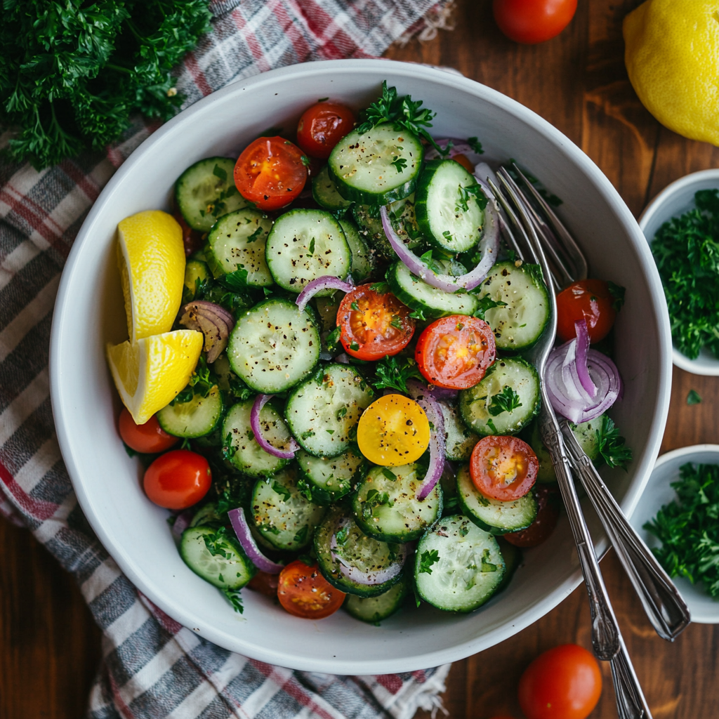 Cucumber Tomato Salad