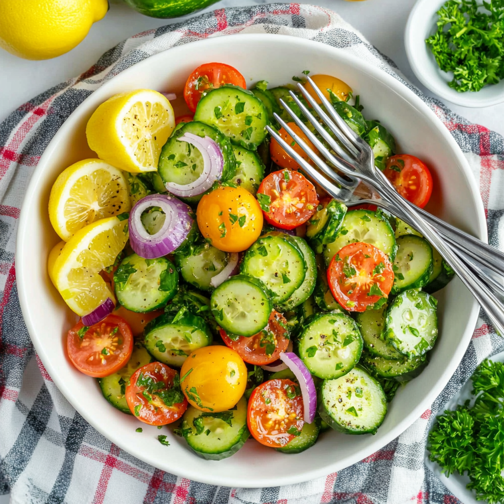 Cucumber Tomato Salad