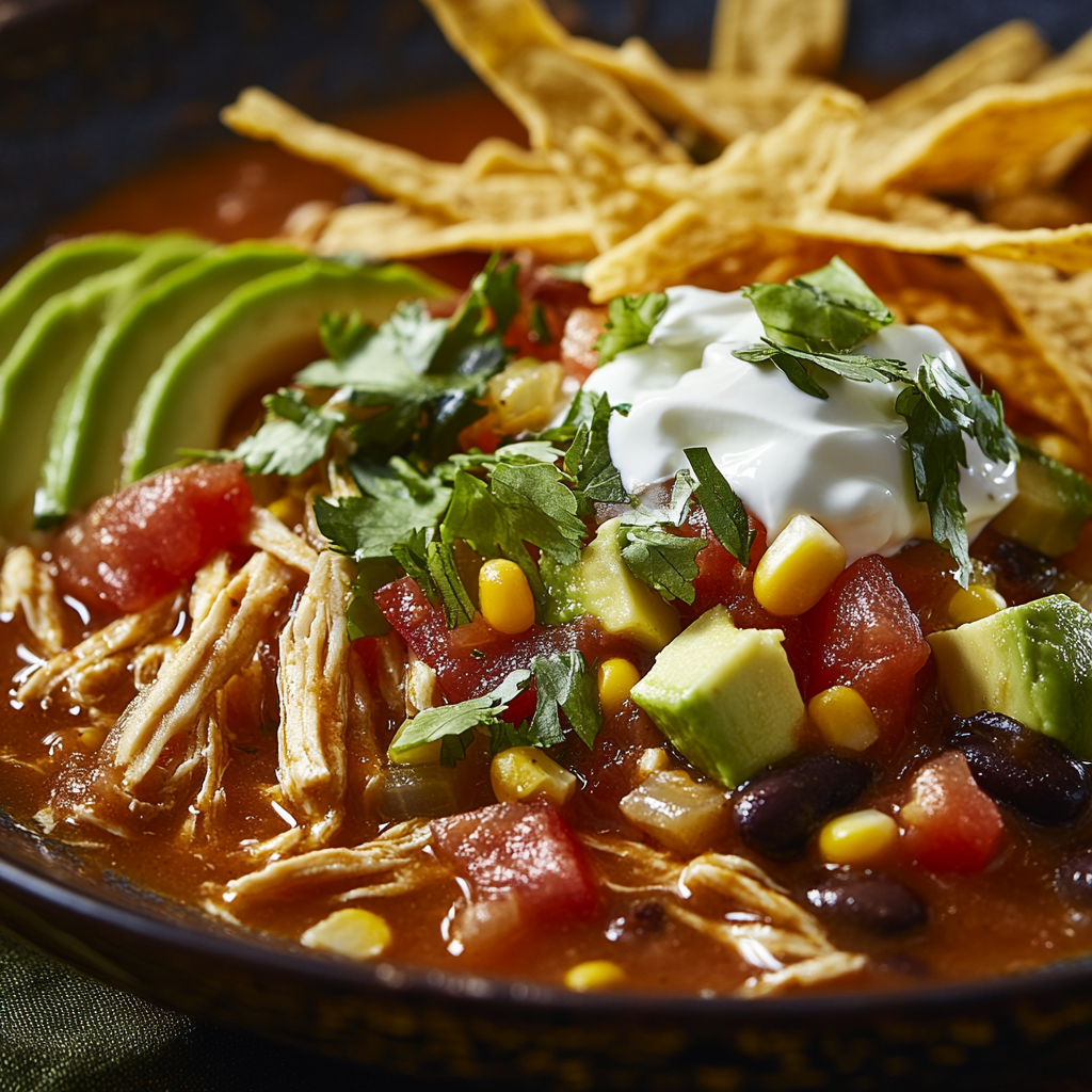 Slow-Cooker Chicken Tortilla Soup
