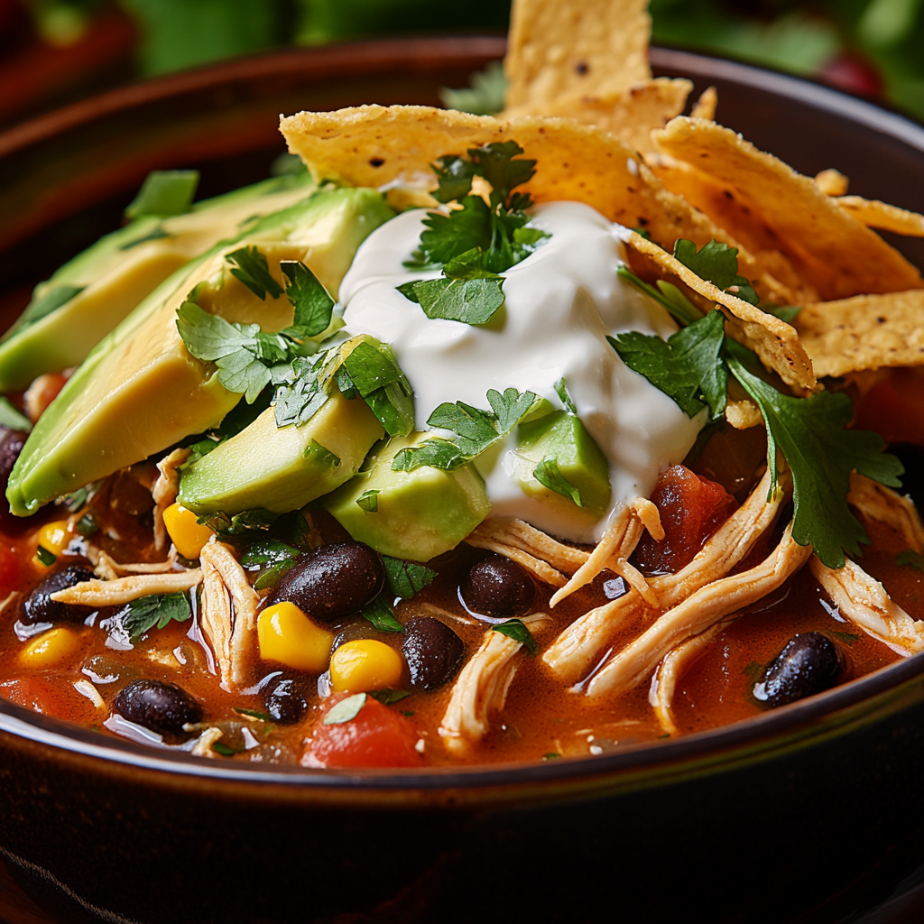 Slow-Cooker Chicken Tortilla Soup