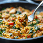 Creamy Sun-Dried Tomato Chicken Orzo
