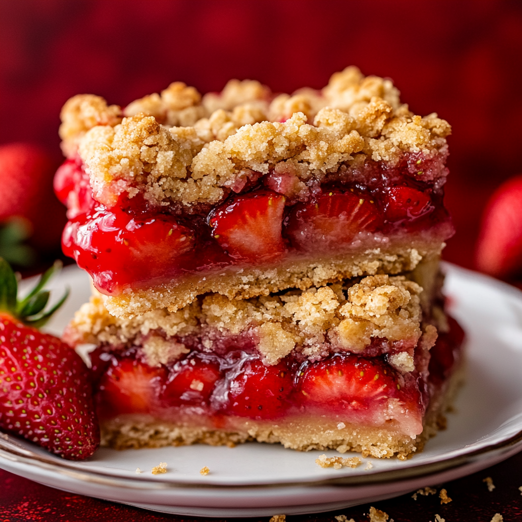 Strawberry Crumb Bars