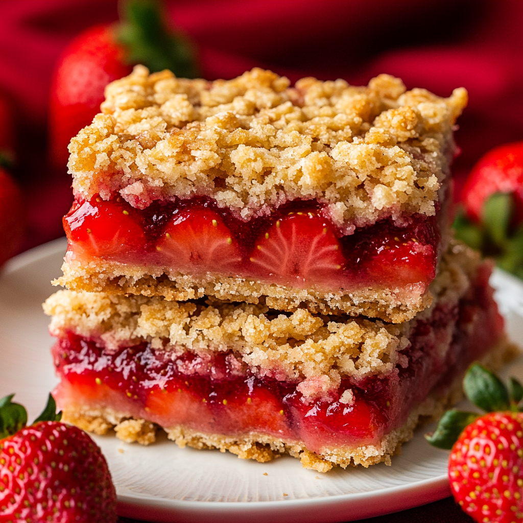 Strawberry Crumb Bars