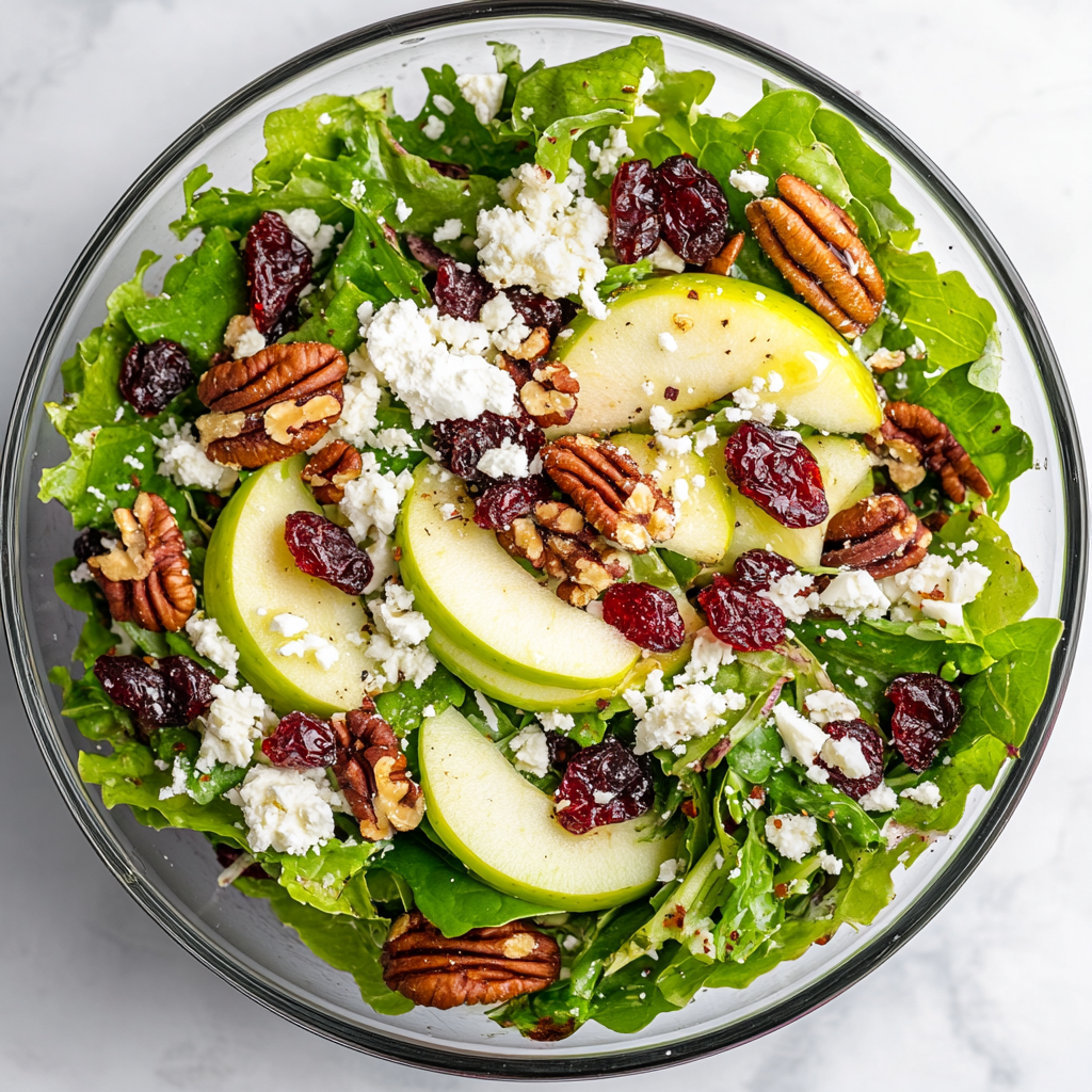 Apple Walnut Cranberry Salad